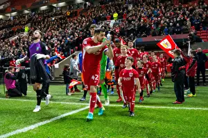 Bristol City V Sheffield Wednesday Prints: Bristol City's Bailey Wright Leads Team Charge Against Sheffield Wednesday in Sky Bet Championship