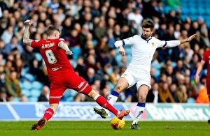 Images Dated 23rd January 2016: Bristol City's Ben Gladwin in Action against Leeds United, Sky Bet Championship 2016
