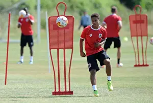 Training - 2 July 2014 Prints: Bristol City's Bobby Reid in Focus: Training Intensity (July 2014)