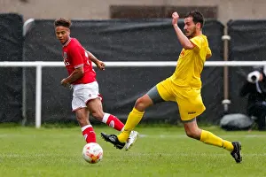 Bristol City's Bobby Reid Scores at Brislington Preseason Match, 2015