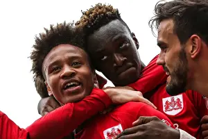 Bristol City's Bobby Reid Scores Third Goal Against Fulham at Craven Cottage (24/09/2016)