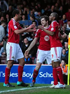 Bristol City's Brett Pitman Scores Opening Goal vs. Burnley (Championship 2011)