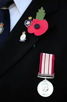 Bristol City's Buster Footmen Honors Remembrance Day with Poppy at Ashton Gate Stadium (Bristol City v Charlton Athletic, 11/11/2012)