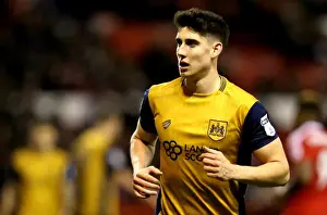 Bristol City's Callum O'Dowda in Action Against Nottingham Forest, Sky Bet Championship 2017