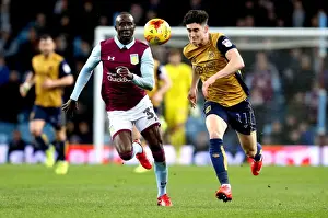 Aston Villa V Bristol City Prints: Bristol City's Callum O'Dowda Outshines Albert Adomah: Astonishing Moment at Villa Park