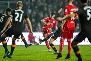 Bristol City V Hull City Prints: Bristol City's Callum O'Dowda Scores Dramatic Goal vs. Hull City in EFL Cup