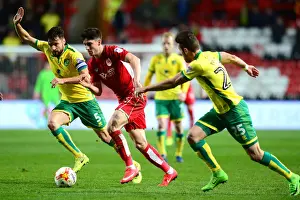 Bristol City V Norwich City Prints: Bristol City's Callum O'Dowda Surges Forward Against Norwich City - Sky Bet Championship