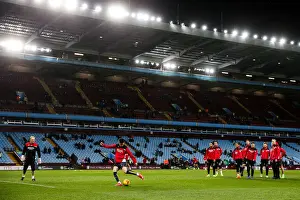 Aston Villa V Bristol City Prints: Bristol City's Callum O'Dowda Warming Up Ahead of Aston Villa Clash