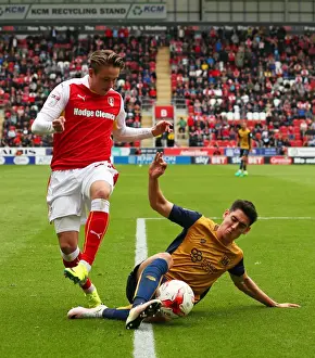 Rotherham V Bristol City Prints: Bristol City's Callum O'Dowda Wins Tackle Against Rotherham United