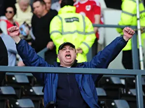 Derby County V Bristol City Prints: Bristol City's Championship Triumph: Fans Go Wild at Derby County's Pride Park (30/04/2011)