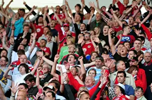 Derby County V Bristol City Prints: Bristol City's Championship Victory: Fans Celebrate at Derby County's Pride Park (30/04/2011)