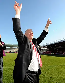 Bristol City V Coventry City (Champions) Prints: Bristol City's Championship Victory: Steve Lansdown's Emotional Celebration (18/04/2015)