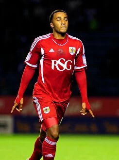 Leicester City v Bristol City Collection: Bristol City's Championship Win: Nicky Maynard's Double Against Leicester City (06/08/2011)