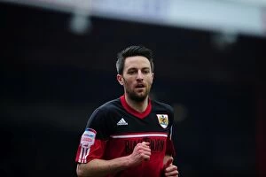Images Dated 1st April 2013: Bristol City's Cole Skuse in Action Against Sheffield Wednesday, Npower Championship (April 1, 2013)