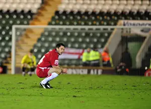 Bristol City's Cole Skuse Celebrates Championship Victory Over Plymouth Argyle (16-03-2010)