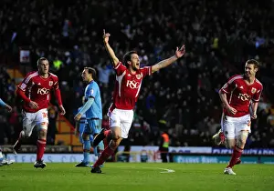Bristol City V West Ham Prints: Bristol City's Cole Skuse Celebrates Goal Against West Ham