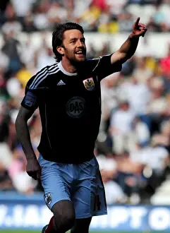 Derby County V Bristol City Prints: Bristol City's Cole Skuse: The Double Strike that Secured Championship Promotion vs