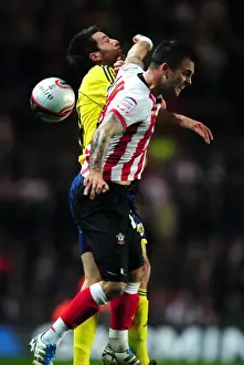 Southampton V Bristol City Prints: Bristol City's Cole Skuse Fouled by Southampton's Danny Fox during Championship Match