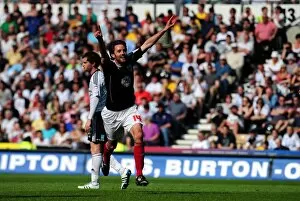 Derby County v Bristol City Collection: Bristol City's Cole Skuse Scores Double: Championship Win Against Derby County (30th April 2011)