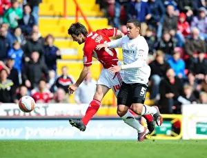 Bristol City's Cole Skuse Scores the Winning Goal Against Barnsley at Ashton Gate Stadium, 2012