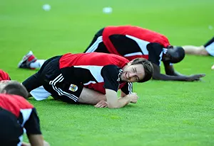 Bristol City's Cole Skuse: Unwavering Focus in Pre-season Training