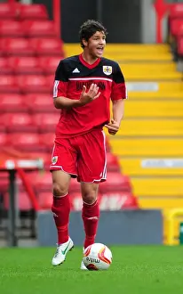 Framed Print : Bristol City's Curtis Jones in Action: U21s Face Ipswich Town, 24 / 09 / 2012
