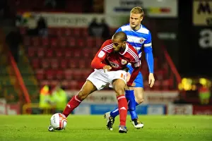 Bristol City V Reading Prints: Bristol City's Danny Haynes in Action Against Reading in Npower Championship Match