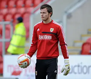 Bristol City's Dave Richards in Action Against Rotherham United, March 2014