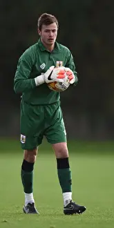 Bristol City U21s Prints: Bristol City's Dave Richards in Action during U21s Match against Millwall