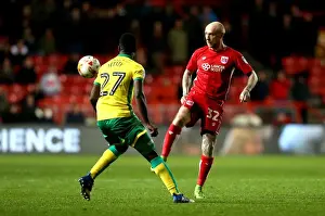Bristol City V Norwich City Prints: Bristol City's David Cotterill in Action Against Norwich City