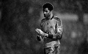 Bristol City's David James in Action: Championship Clash Between Bristol City and Leeds United at Ashton Gate Stadium (04.02.12)