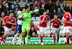 Bristol City V Cardiff City Prints: Bristol City's David James in Action: Bristol City vs
