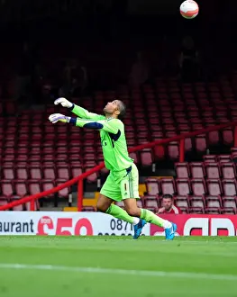 Season 11-12 Prints: Bristol City's David James: A Fortunate Fumble - Bristol City v West Brom