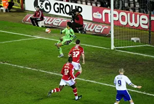 Bristol City V Cardiff City Prints: Bristol City's David James Scores Own Goal Against Cardiff City, 10-03-2012