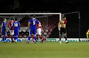 Bristol City V Middlesbrough Prints: Bristol City's David James: Shockingly Red-Carded Against Middlesbrough in Championship Match (15/01/2011)