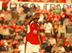 Bristol City V Sheffield Wednesday Prints: Bristol City's Dele Adebola Scores Game-Winning Goal Against Sheffield Wednesday