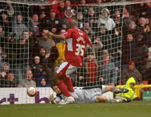 Bristol City V Norwich City Prints: Bristol City's Dele Adebola Scores Thrilling Goal Against Norwich City