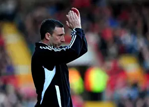 Bristol City's Derek McInnes Leads the Charge Against Barnsley at Ashton Gate, 2012