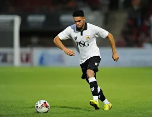 Bristol City's Derrick Williams in Action against Cheltenham Town, 2014 - Pre-Season Friendly