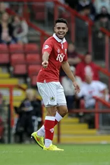 Images Dated 16th August 2014: Bristol City's Derrick Williams in Action against Colchester United, Sky Bet League One, 2014