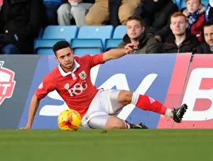 Gillingham V Bristol City Prints: Bristol City's Derrick Williams in Action at Priestfield Stadium against Gillingham
