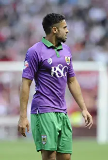 12 15 Prints: Bristol City's Derrick Williams in Action Against Sheffield United at Bramal Lane (Sky Bet League One)