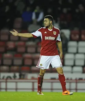 Bristol City V Port Vale Prints: Bristol City's Derrick Williams in Action Against Swindon Town