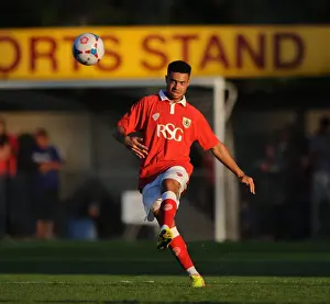 Weston V Bristol City Prints: Bristol City's Derrick Williams in Action at Woodspring Stadium (09.07.2014)