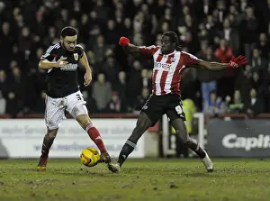 Brentford V Bristol City Prints: Bristol City's Derrick Williams