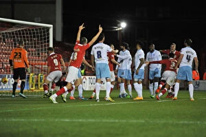 Images Dated 10th December 2014: Bristol City's Derrick Williams Celebrates Goal Against Coventry City, Johnstones Paint Trophy 2014