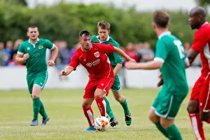 Bristol City's Diego De Girolamo in Action during Pre-Season Community Match against Hengrove Athletic