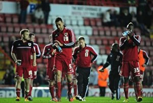 Images Dated 16th April 2013: Bristol City's Disappointing Defeat: The Moment of Relegation vs. Birmingham City (16th April 2013)