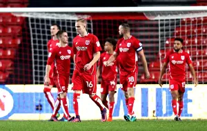 Bristol City V Hull City Prints: Bristol City's Disappointment: Conceding the Second Goal against Hull City