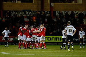 Images Dated 20th December 2014: Bristol City's Disappointment: Jamie Ness Scores 1-0 for Crewe Alexandra